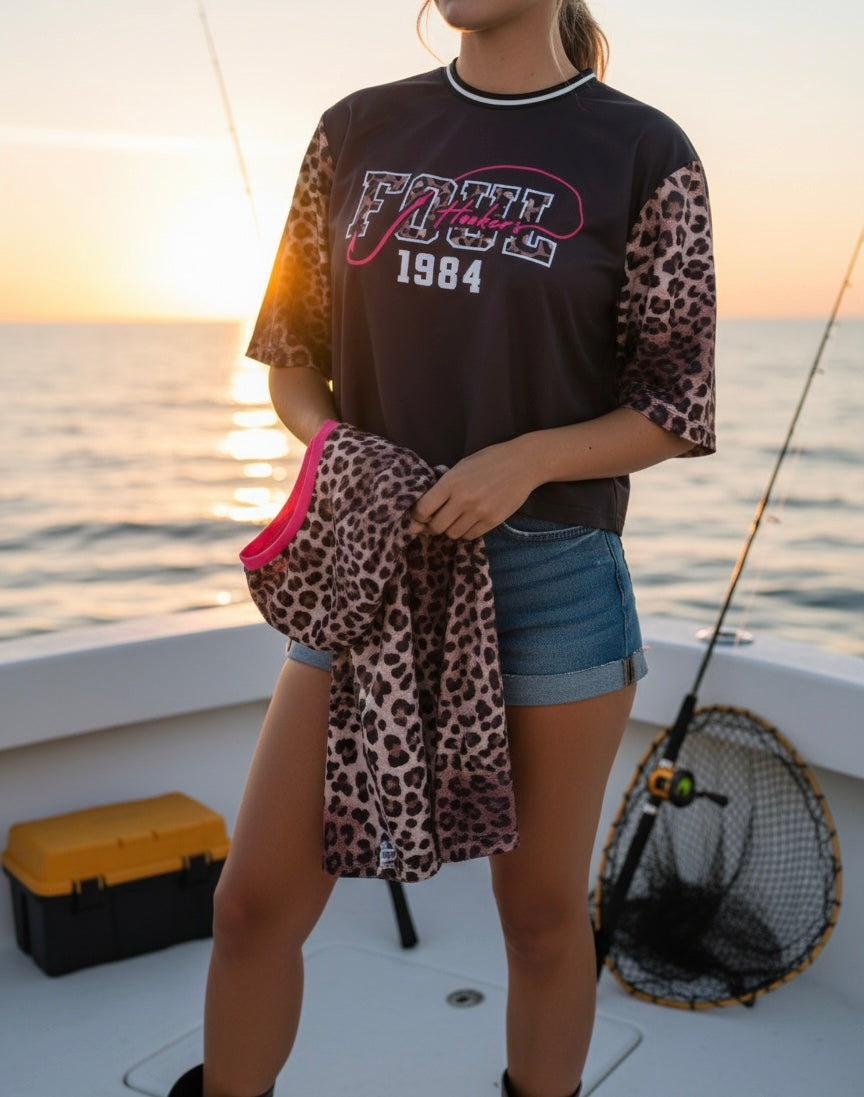 The Foul Hookers Wild Black Fishing Shirt (PRE-RODER)