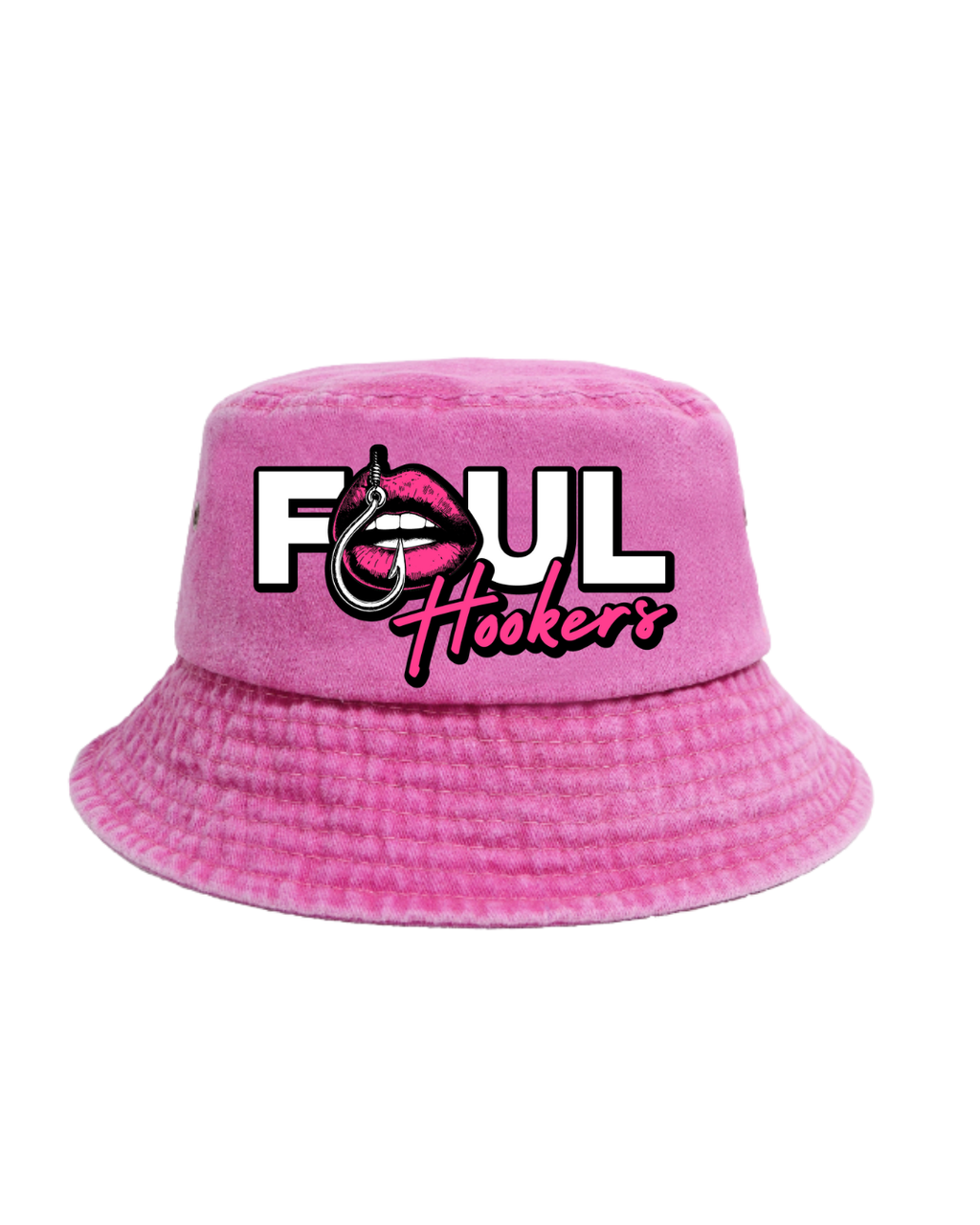 The Foul Hookers Wild Pink Bucket Hat