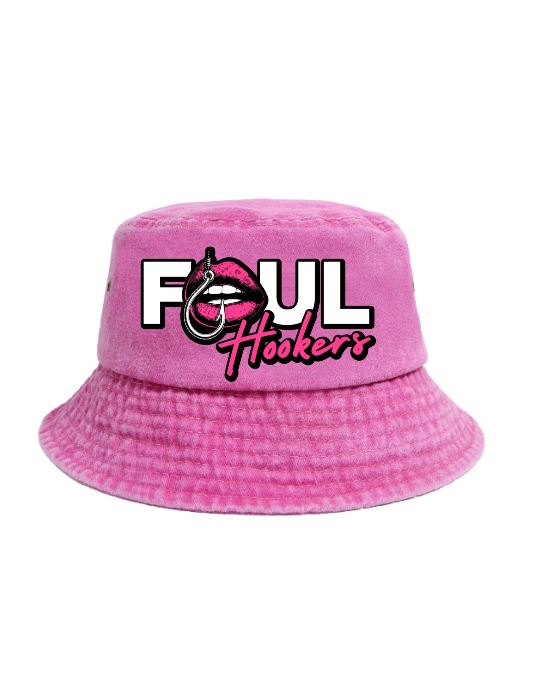The Foul Hookers Wild Pink Bucket Hat