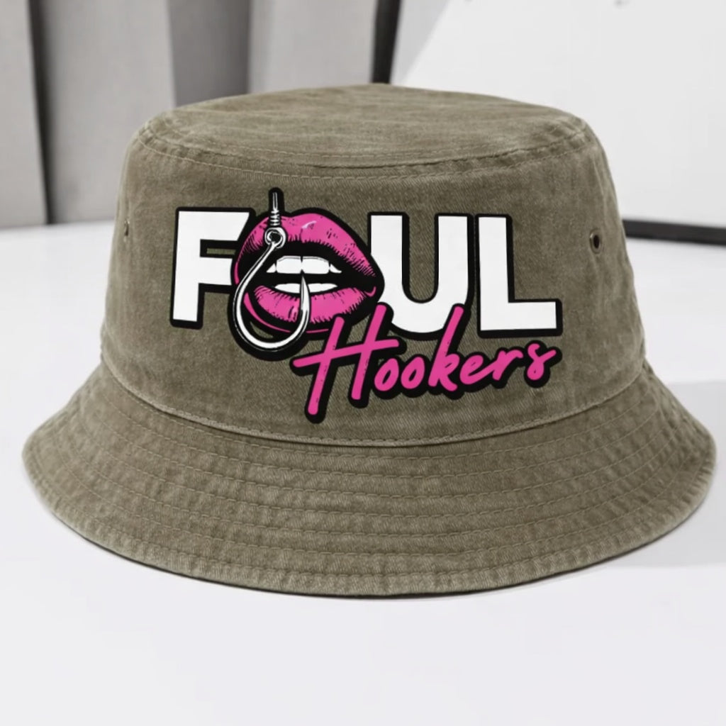 The Foul Hookers Wild Brown Bucket Hat