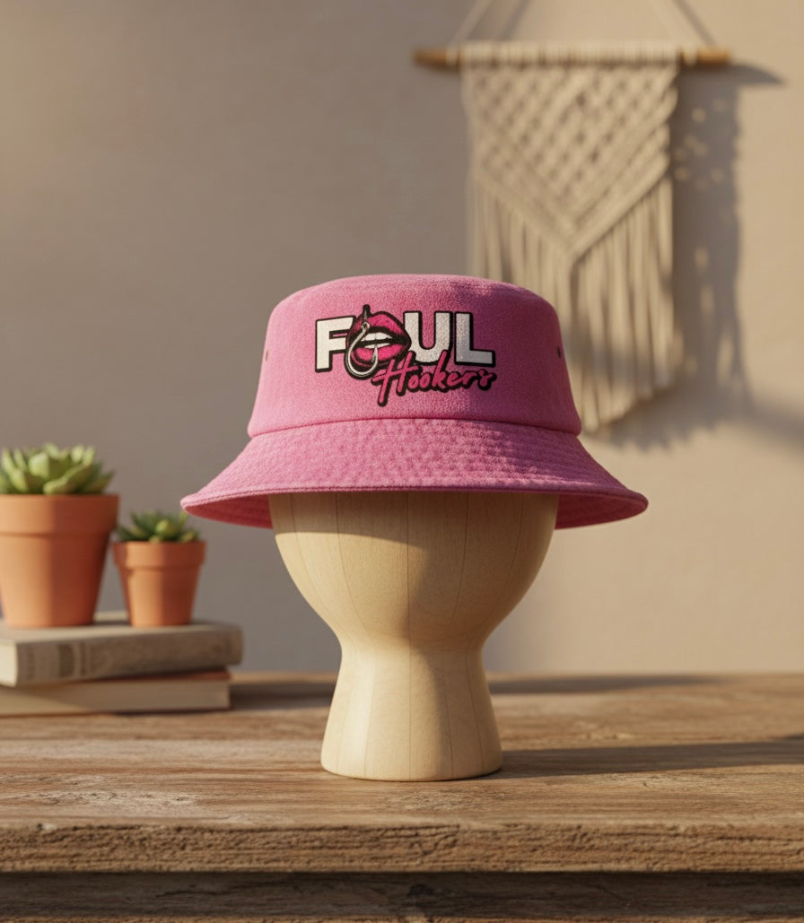 The Foul Hookers Wild Pink Bucket Hat